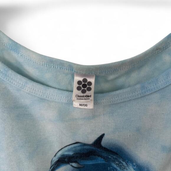 American apparel blue dolphin graphic - Picture 2 of 3